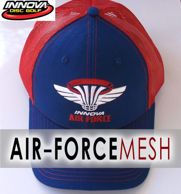 Red Innova Air Force Mesh Cap Feature