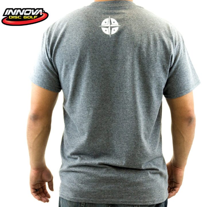 Innova Logo Tee Shirt Grey backside