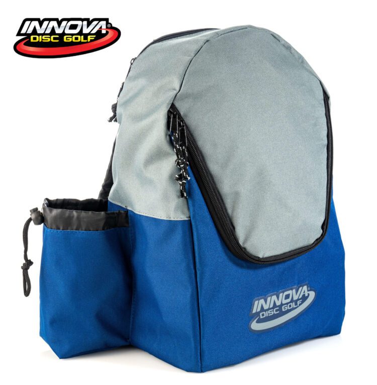 Innova DISCover Disc Golf Bag Blue w/Grey Trim Front
