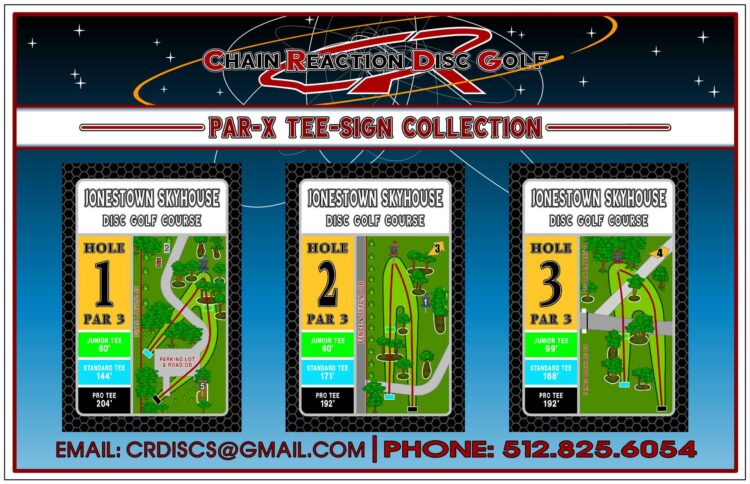 Chain Reaction Disc Golf Par-X Tee Sign Hero-6