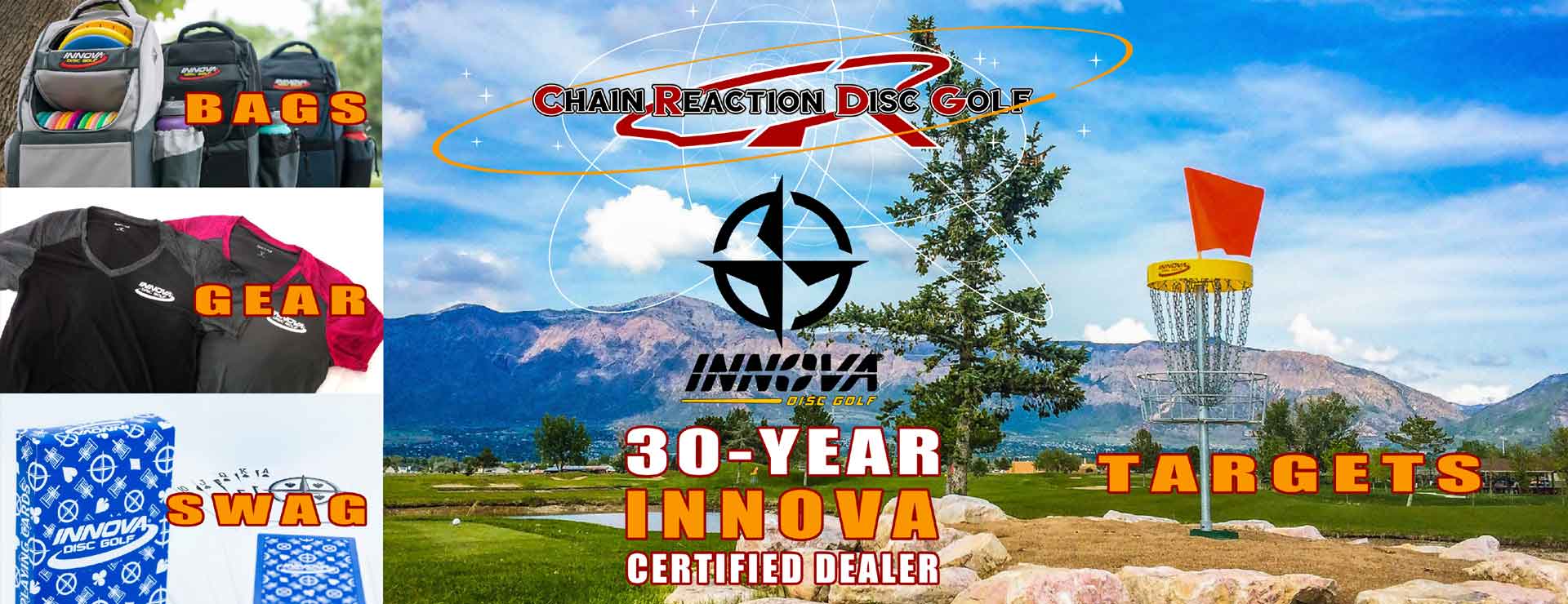 Chain Reaction Disc Golf Innova Gear Home Slide